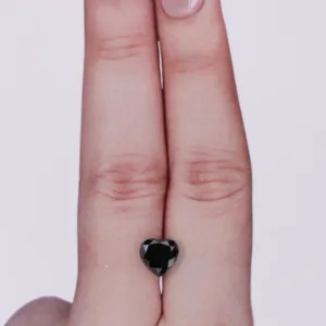 1.33 Carat Heart Black Natural Diamond