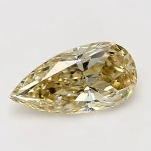 1.35 Carat Pear Fancy Yellow VS2 Natural Diamond