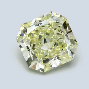 1.37 Carat Radiant Fancy Yellow VS1 Natural Diamond