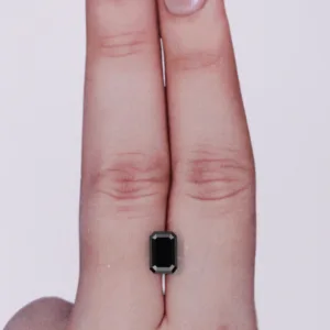 1.4 Carat Emerald Black Natural Diamond