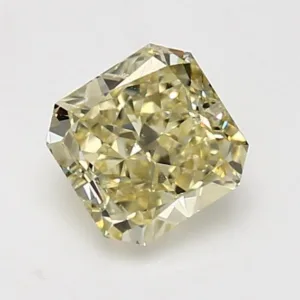 1.4 Carat Radiant Fancy Yellow SI2 Natural Diamond