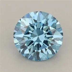 1.48 Carat Round Fancy Vivid Blue VS2 Lab Diamond