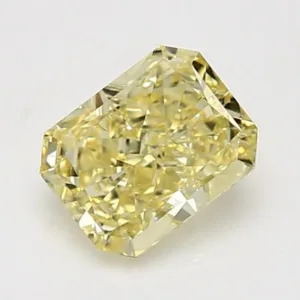 1.51 Carat Radiant Fancy Intense Yellow SI2 Natural Diamond
