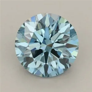 1.55 Carat Round Fancy Vivid Blue VS1 Lab Diamond