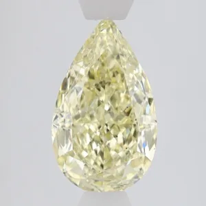 1.71 Carat Pear Fancy Yellow SI1 Natural Diamond
