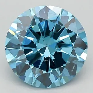 1.75 Carat Round Fancy Deep Blue SI1 Lab Diamond