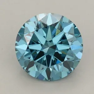 1.76 Carat Round Fancy Vivid Blue VS1 Lab Diamond