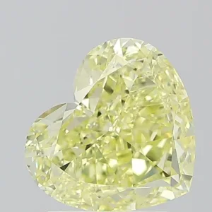 2.01 Carat Heart Fancy Yellow VS1 Natural Diamond