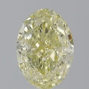 2.01 Carat Oval Fancy Yellow VVS1 Natural Diamond