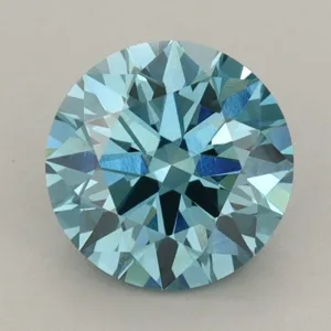 2.01 Carat Round Fancy Vivid Blue VS1 Lab Diamond