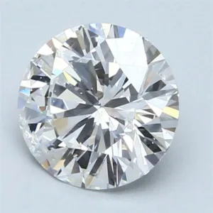 2.02 Carat Round D SI1 Natural Diamond