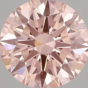 2.02 Carat Round Fancy Vivid Pink VVS2 Lab Diamond