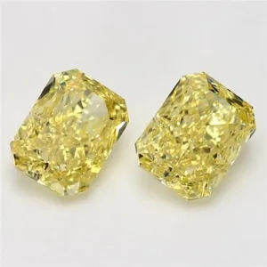 2.03 Carat Radiant Fancy Intense Yellow IF Natural Diamond