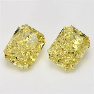 2.06 Carat Radiant Fancy Intense Yellow IF Natural Diamond