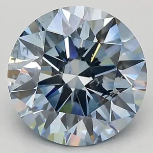 2.06 Carat Round Fancy Deep Blue SI2 Lab Diamond