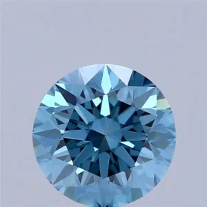 2.09 Carat Round Fancy Vivid Blue VS1 Lab Diamond