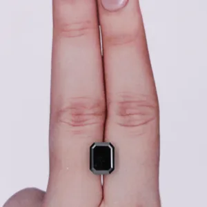 2.14 Carat Emerald Fancy Black VVS2 Natural Diamond
