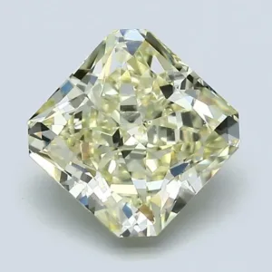 2.14 Carat Radiant Fancy Yellow VS2 Natural Diamond