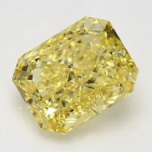2.41 Carat Radiant Yellow VS1 Natural Diamond