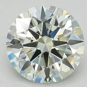2.41 Carat Round Fancy Green VVS2 Lab Diamond