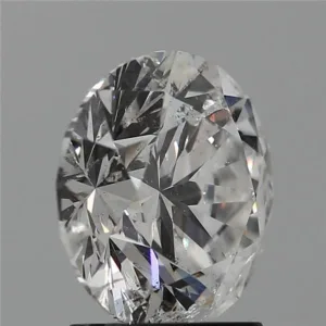 2.52 Carat Round E SI2 Natural Diamond