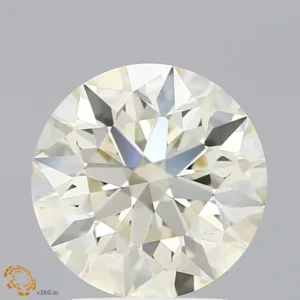 2.52 Carat Round Fancy Light Pink VS1 Lab Diamond