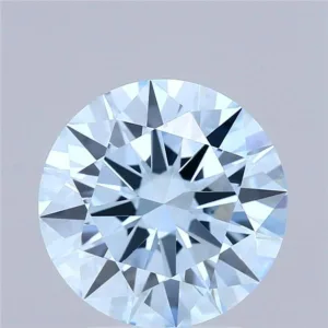 2.6 Carat Round Fancy Intense Blue VS1 Lab Diamond