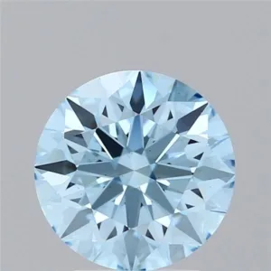 2.64 Carat Round Fancy Vivid Blue VS1 Lab Diamond