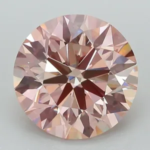 2.99 Carat Round Fancy Pink VS2 Lab Diamond
