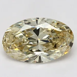 3 Carat Oval Fancy Yellow VS2 Natural Diamond