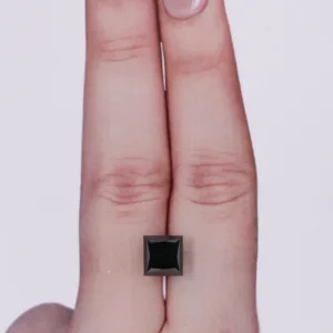 3.01 Carat Princess Black Natural Diamond