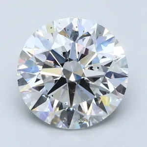 3.01 Carat Round D SI2 Natural Diamond