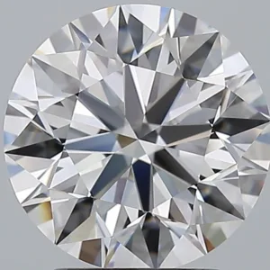 3.01 Carat Round D VVS2 Natural Diamond