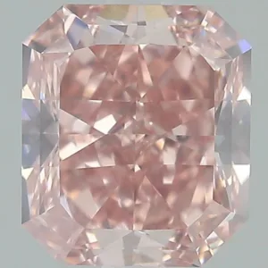 3.02 Carat Radiant Fancy Pink VS1 Natural Diamond