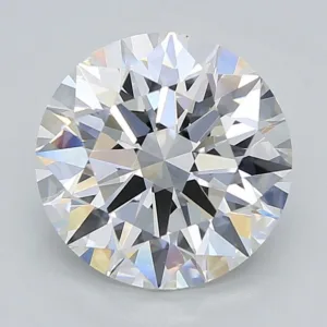 3.04 Carat Round E VVS2 Lab Diamond