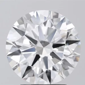 3.06 Carat Round F VVS2 Lab Diamond