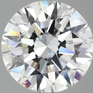 3.06 Carat Round F VVS2 Lab Diamond