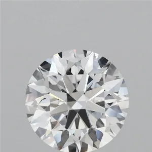 3.07 Carat Round E VVS2 Lab Diamond