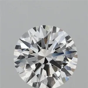 3.07 Carat Round F VVS2 Lab Diamond