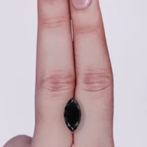 3.08 Carat Marquise Fancy Black VVS2 Natural Diamond