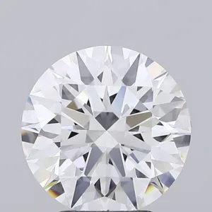 3.08 Carat Round E VVS2 Lab Diamond
