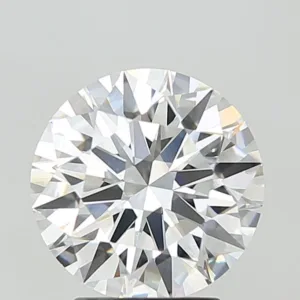 3.08 Carat Round E VVS2 Lab Diamond