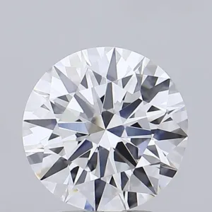 3.08 Carat Round E VVS2 Lab Diamond