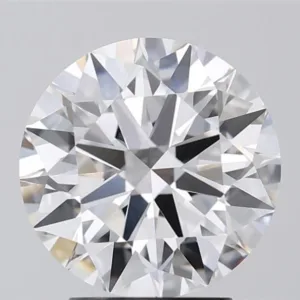 3.08 Carat Round F VVS2 Lab Diamond
