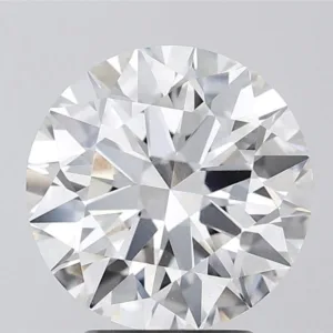 3.09 Carat Round F VVS2 Lab Diamond