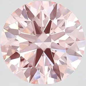3.5 Carat Round Fancy Vivid Pink VS1 Lab Diamond
