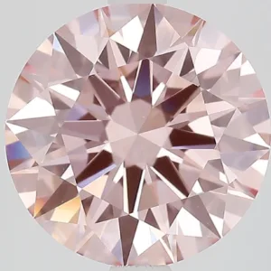 3.52 Carat Round Fancy Intense Pink VVS2 Lab Diamond