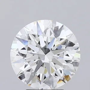 3.7 Carat Round E VVS2 Lab Diamond