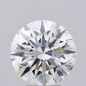 3.72 Carat Round E VVS2 Lab Diamond