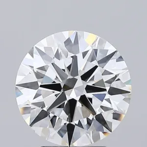 3.73 Carat Round E VVS2 Lab Diamond